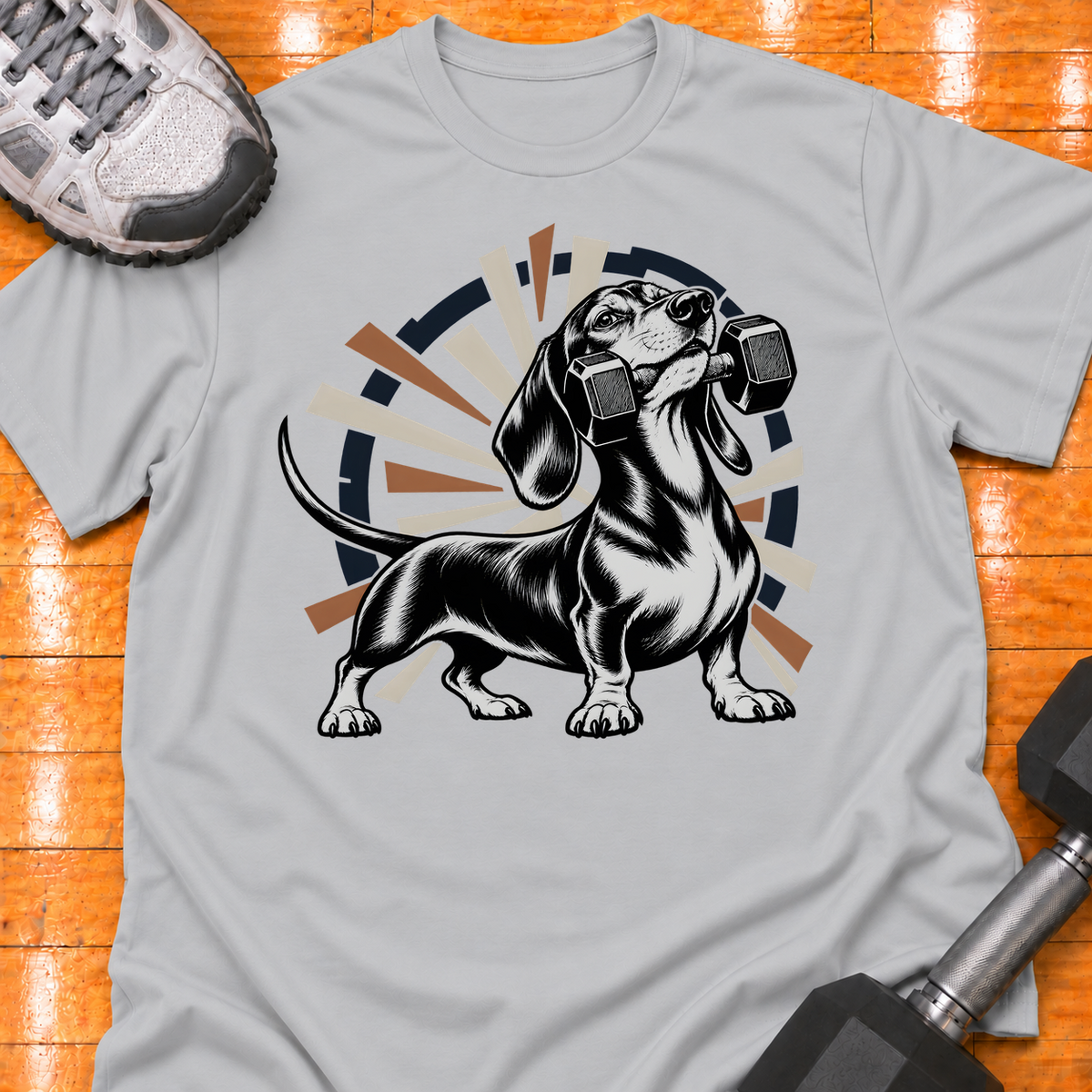 Dachshund dumbbell - Sport Grey - HMTC approved v02 template mockup v05