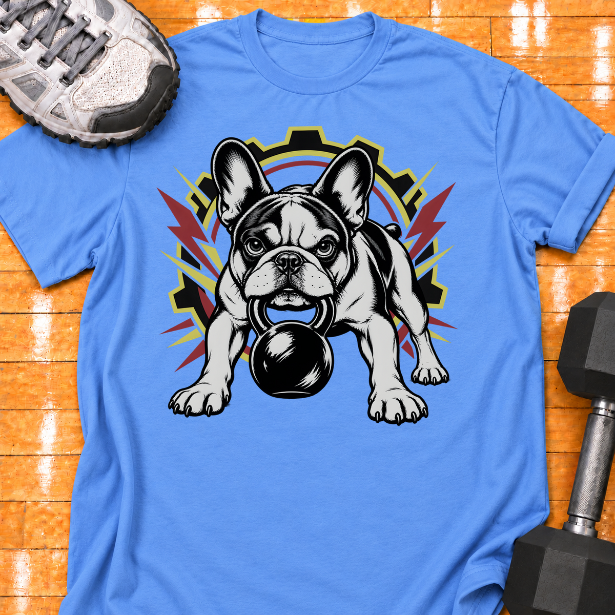 French Bulldog kettlebell - Carolina Blue - HMTC approved v02 template mockup v05