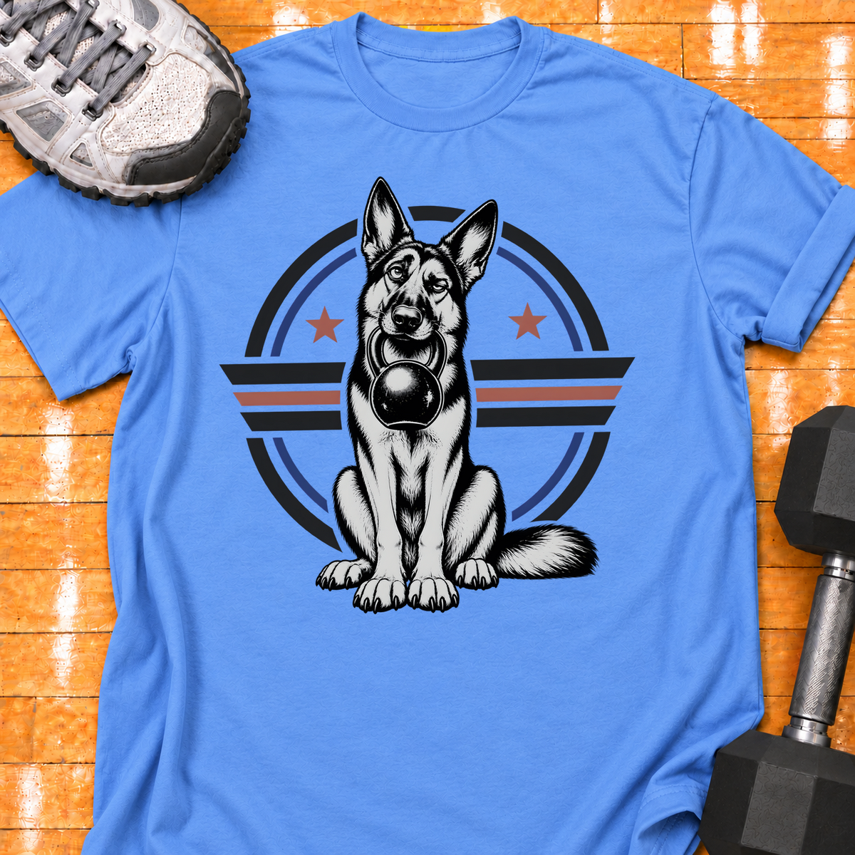 German Shepherd kettlebell - Carolina Blue - HMTC approved v02 template mockup v05