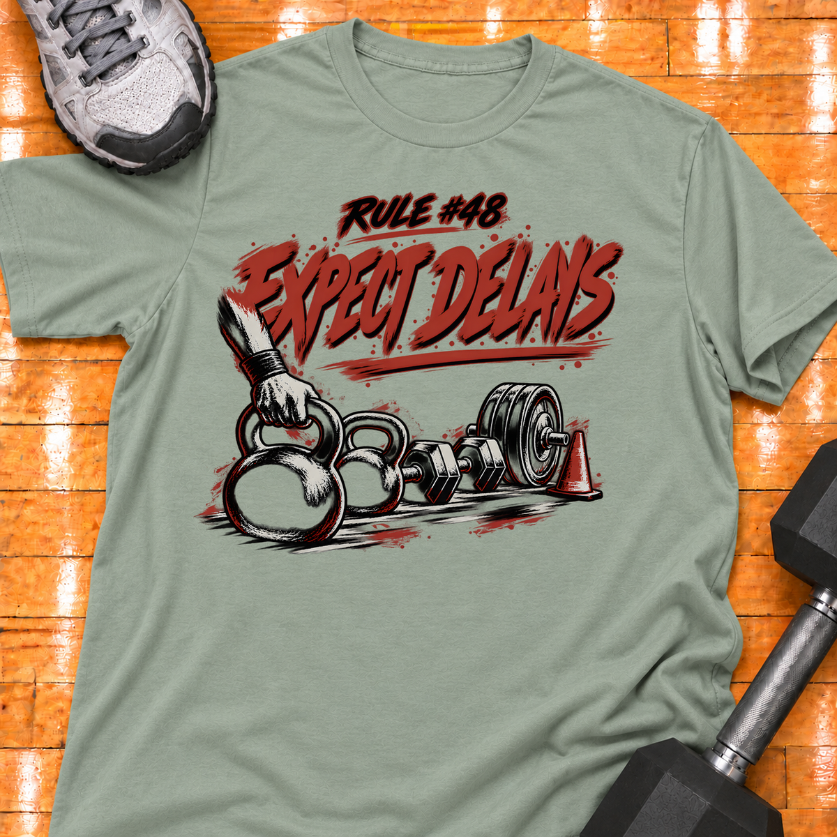 HIGH MILEAGE TRAINING CLUB RULE #48 EXPECT DELAYS - Sage - HMTC approved v02 template mockup v05