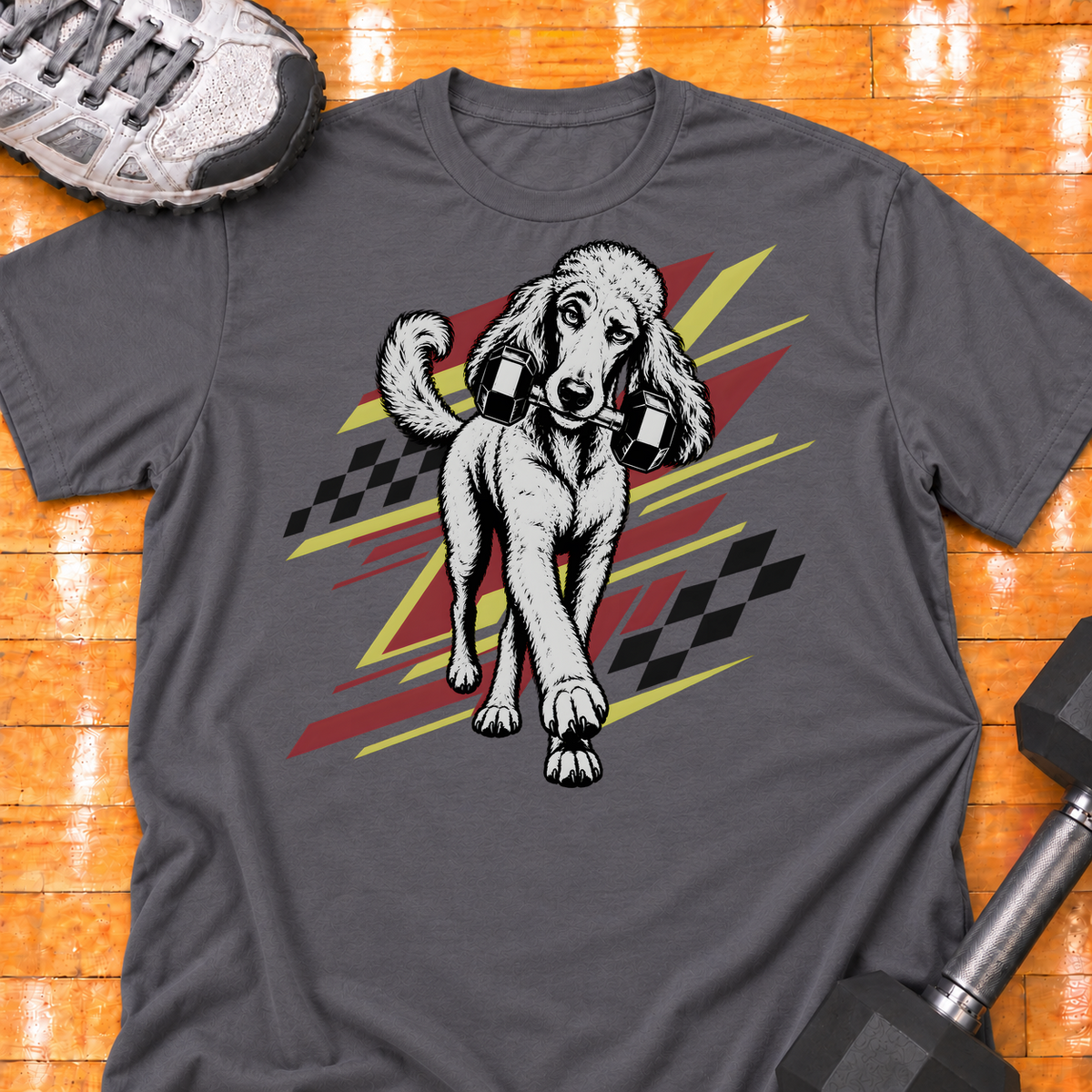 Poodle dumbbell - Charcoal - HMTC approved v02 template mockup v05