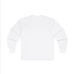 German Shepherd dumbbell - Longsleeve — White — back view (unprinted)